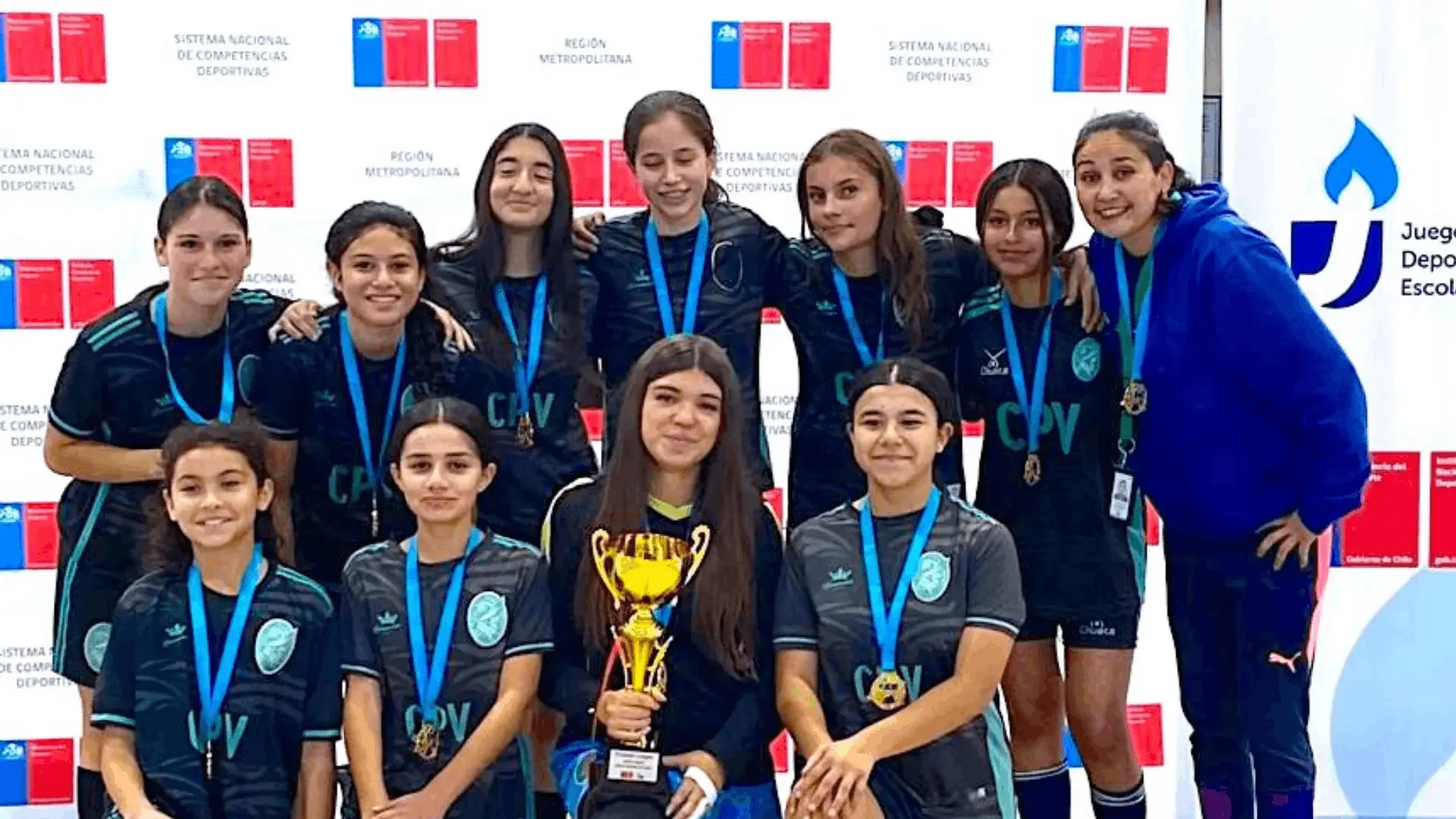 Historic! Girls' U-14 Soccer Team crowned provincial champions and qualifies for the regional tournament.